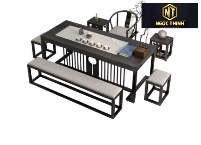 Bàn Họp Cao Cấp, Bàn Họp Văn Phòng Chân Sắt Đẹp - cung cấp bởi Nội Thất Ngọc Thịnh